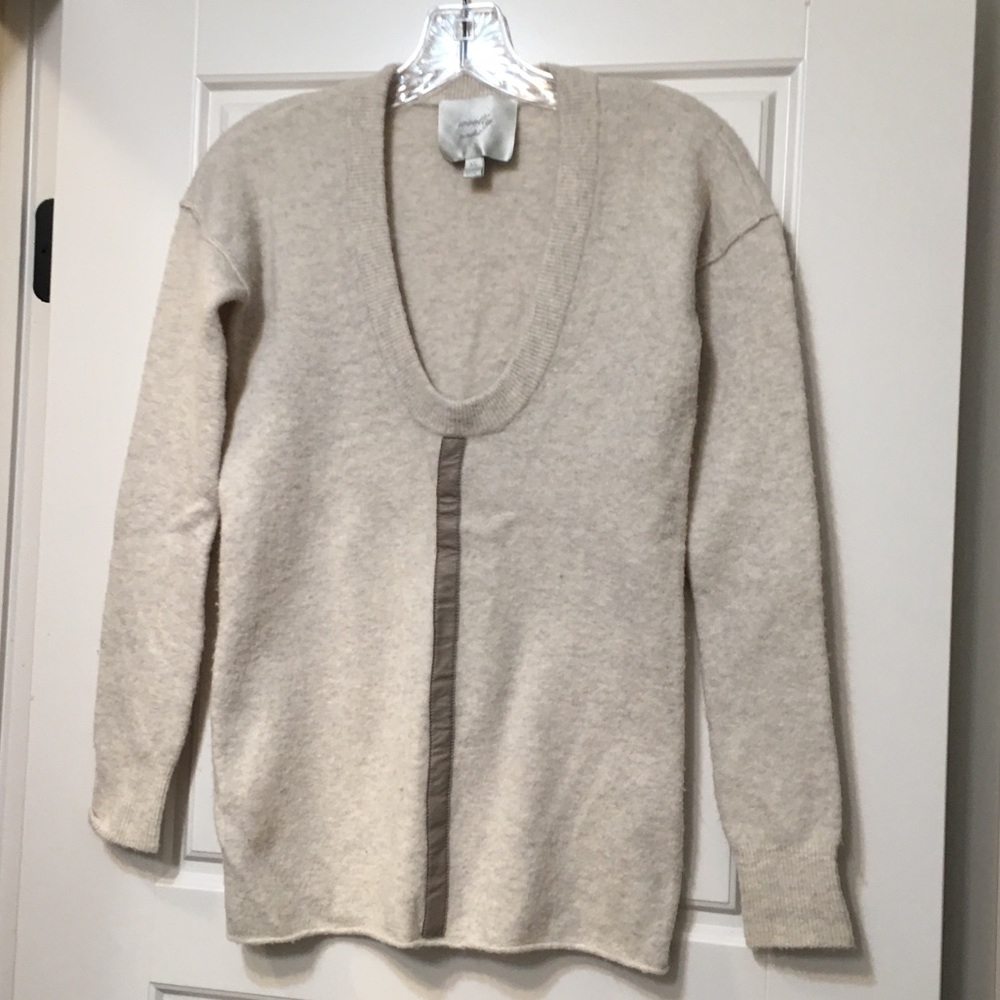 Fitted alpaca blend sweater, XS